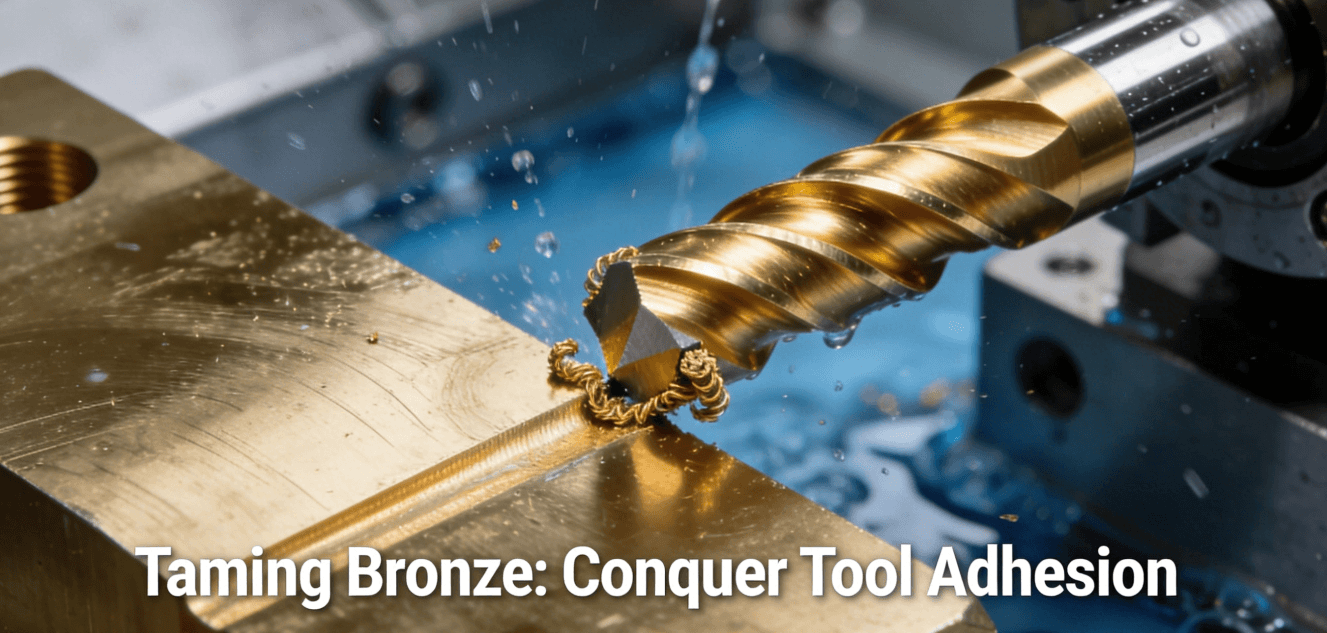 Solving the Challenge of Tool Adhesion in Bronze CNC Machining, Boosting Yield Rate to 99.8%