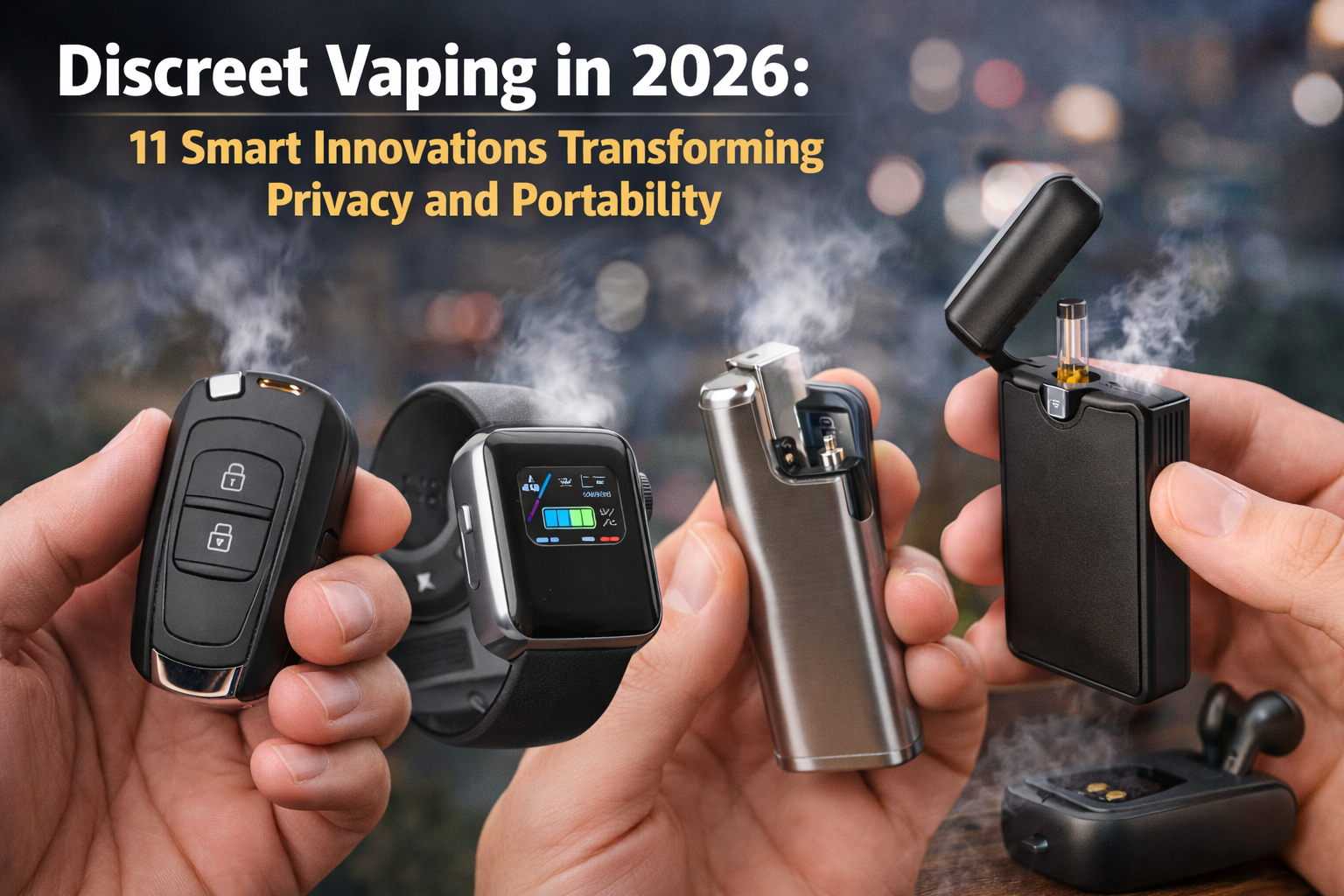 Discreet Vaping in 2026: 11 Smart Innovations Transforming Privacy and Portability