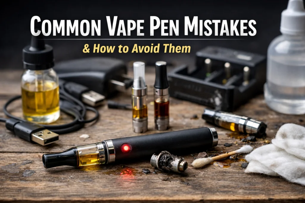 Common Vape Pen Mistakes (And How to Avoid Them)