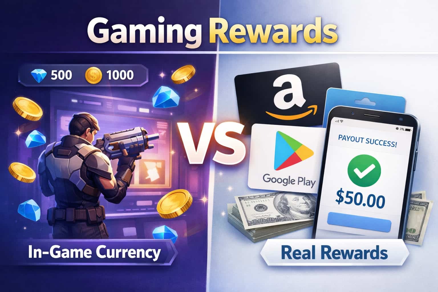 Difference Between In-Game Currency vs Real Rewards in Gaming